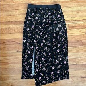 BIMBA Y LOLA tulip black and floral skirt size 38